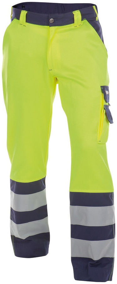 DASSY-Warnschutz, Bundhose LANCASTER gelb/dunkelblau