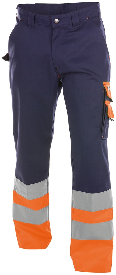DASSY-Warnschutz, Bundhose OMAHA , dunkelblau/orange