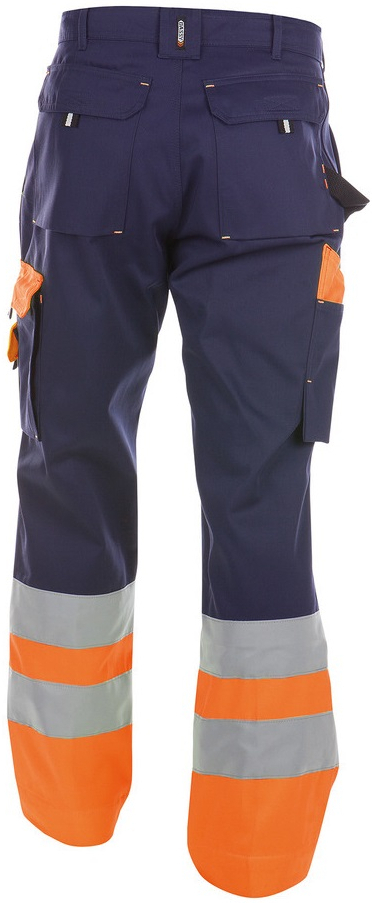 DASSY-Warnschutz, Bundhose OMAHA , dunkelblau/orange