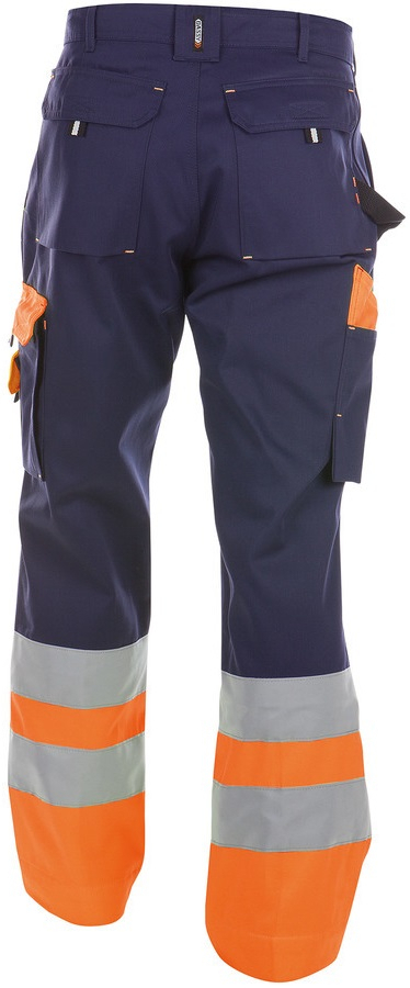 DASSY-Warnschutz, Bundhose OMAHA , orange/dunkelblau