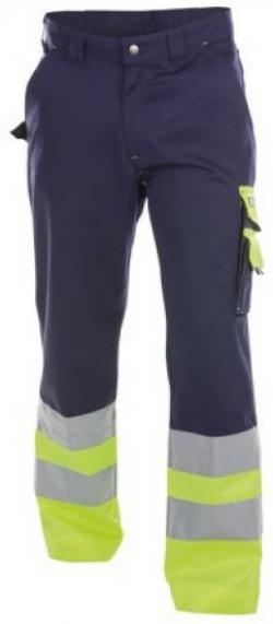 DASSY-Warnschutz, Bundhose OMAHA , gelb/dunkelblau