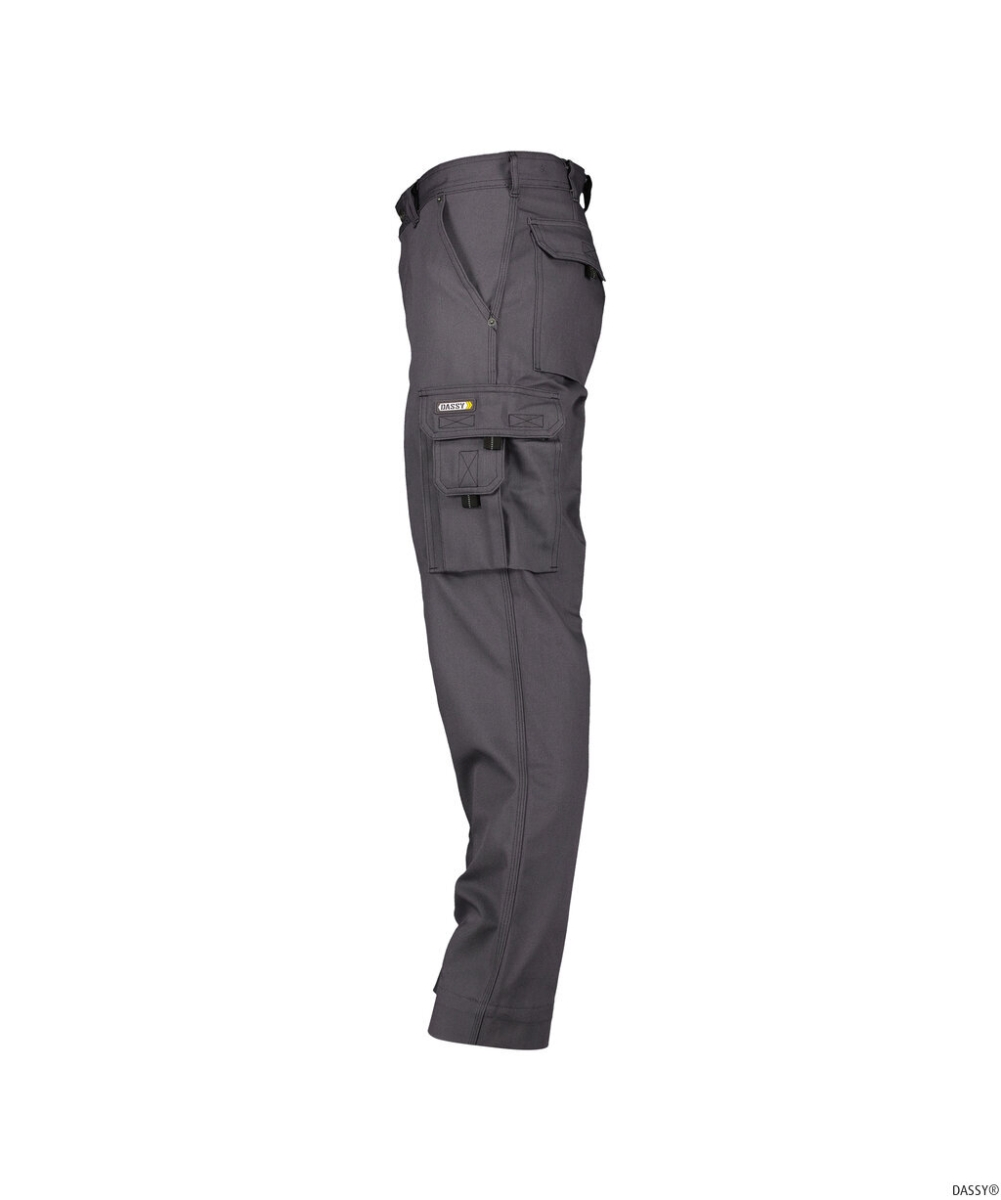 DASSY-Workwear, Bundhose, Canvas, KINGSTON, grau