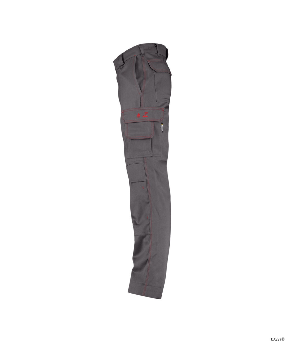 DASSY-Schweißer-Schutz, Flammhemmende Bundhose ARIZONA , grau