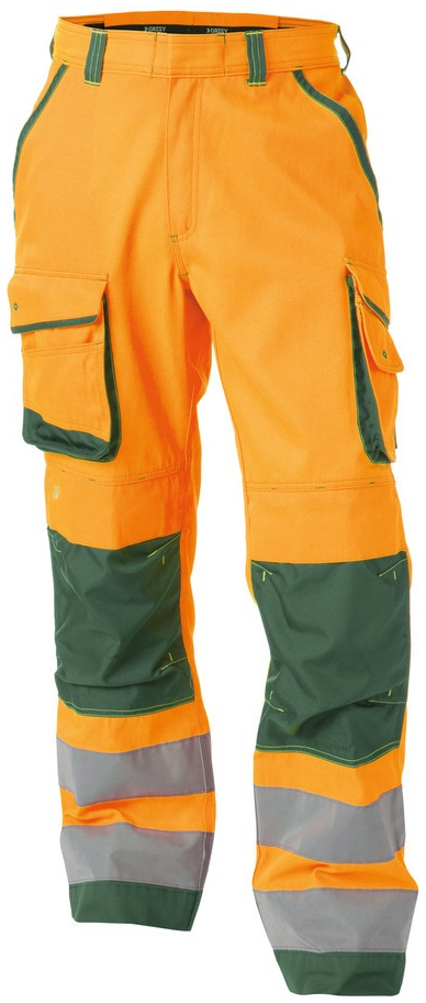 DASSY-Warnschutz, Bundhose "CHICAGO" , orange/grn