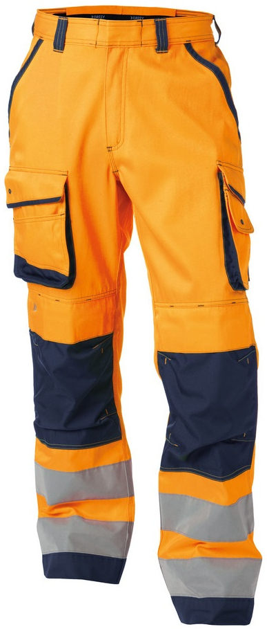 DASSY-Warnschutz, Bundhose CHICAGO , orange/dunkelblau