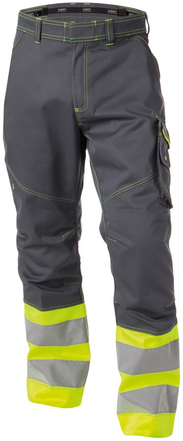 DASSY-Warnschutz, Bundhose PHOENIX , gelb/grau