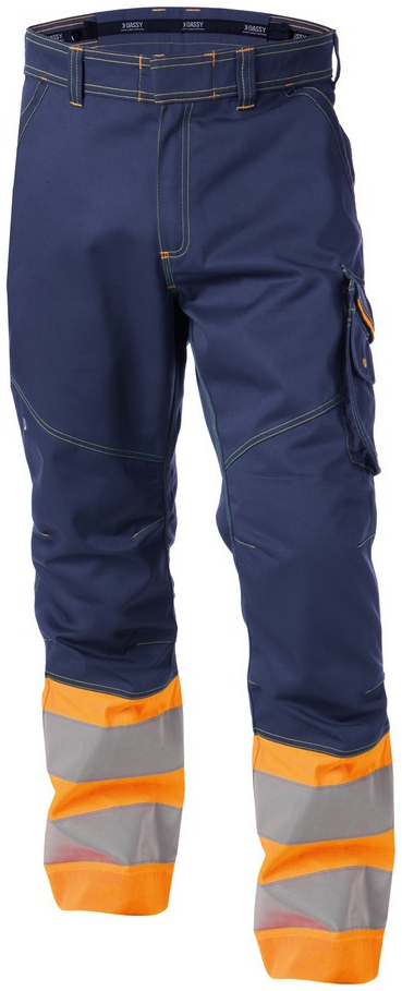 DASSY-Warnschutz, Bundhose PHOENIX , orange/dunkelblau