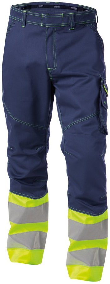DASSY-Warnschutz, Bundhose PHOENIX , gelb/dunkelblau