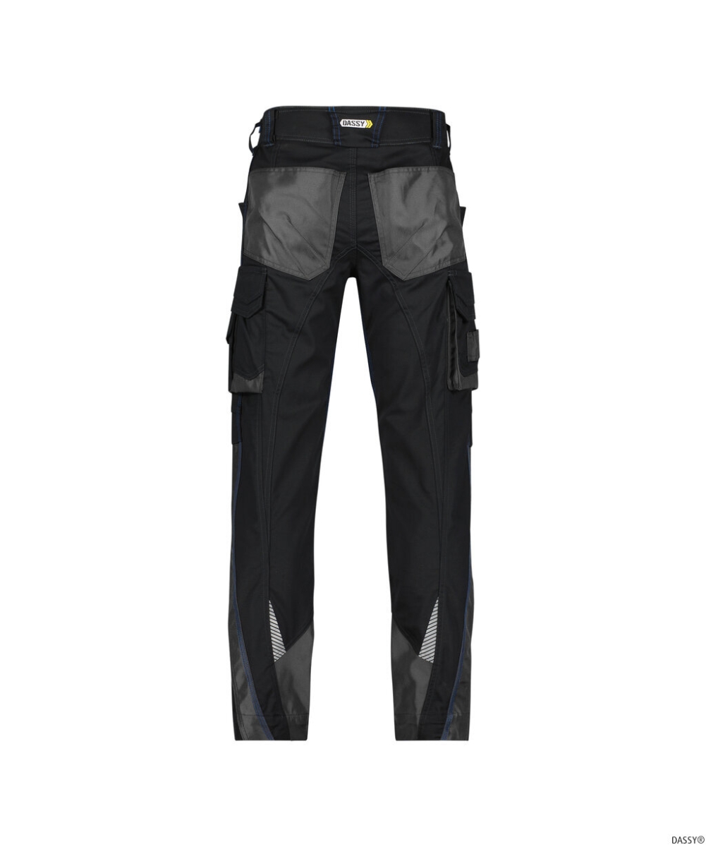 DASSY-Workwear, Bundhose NOVA, schwarz/grau