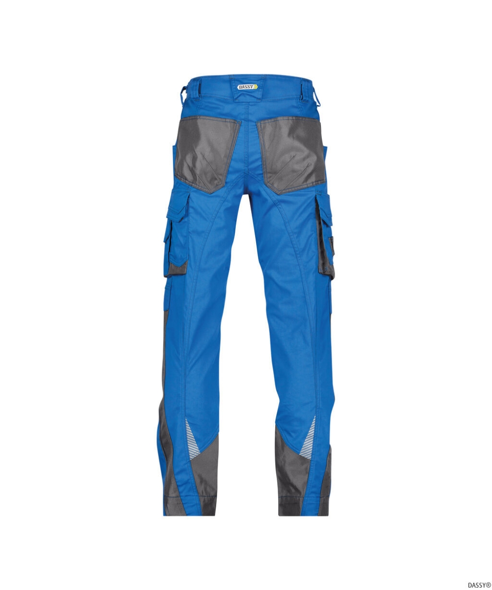 DASSY-Workwear, Bundhose NOVA, kornblau/grau