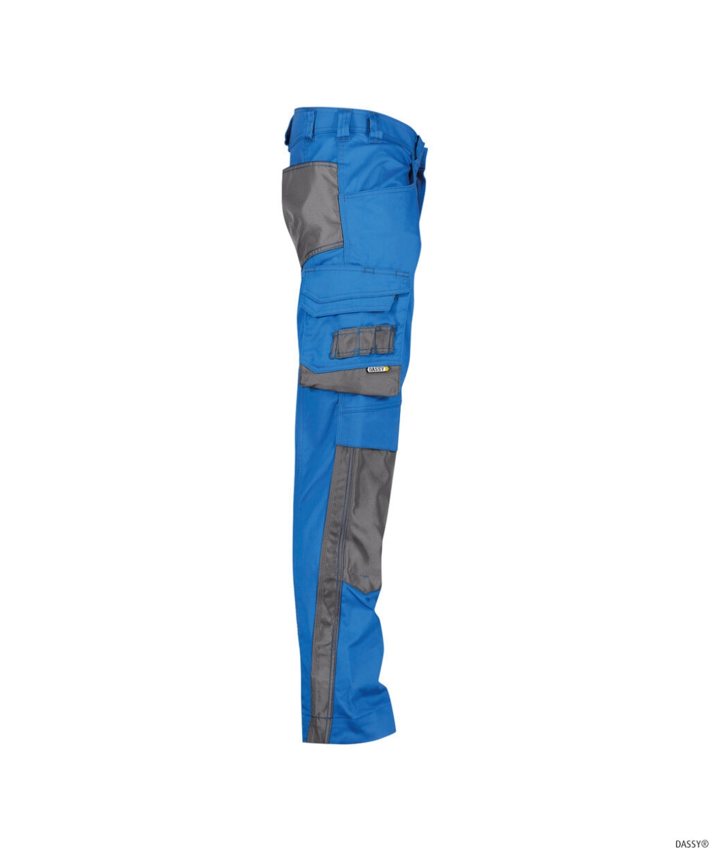 DASSY-Workwear, Bundhose NOVA, kornblau/grau