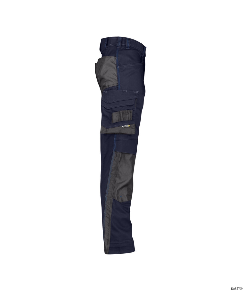DASSY-Workwear, Bundhose NOVA, dunkelblau/grau