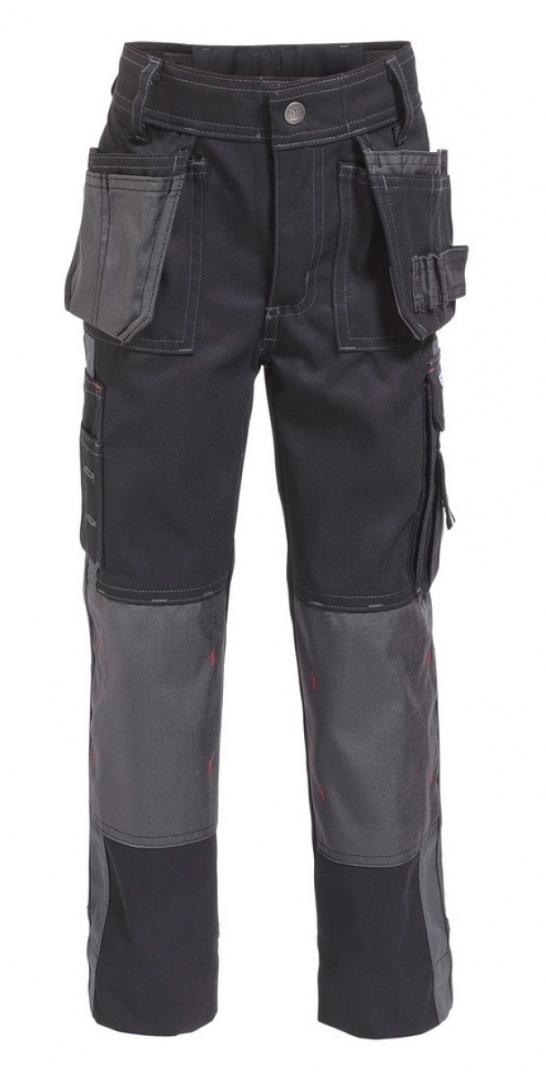 DASSY-Workwear, Bundhose "SEATTLE KIDS",  schwarz/grau