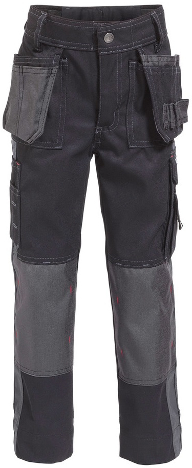 DASSY-Workwear, Bundhose "SEATTLE KIDS",  schwarz/grau