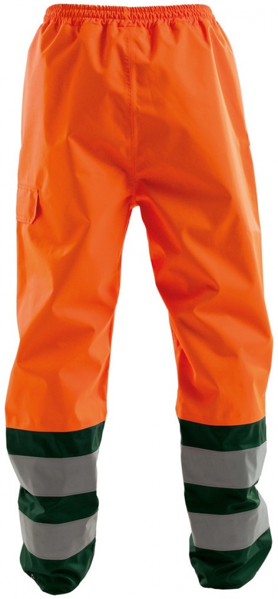 DASSY-Warnschutz, Regen-Bundhose "SOLA",   orange/grn