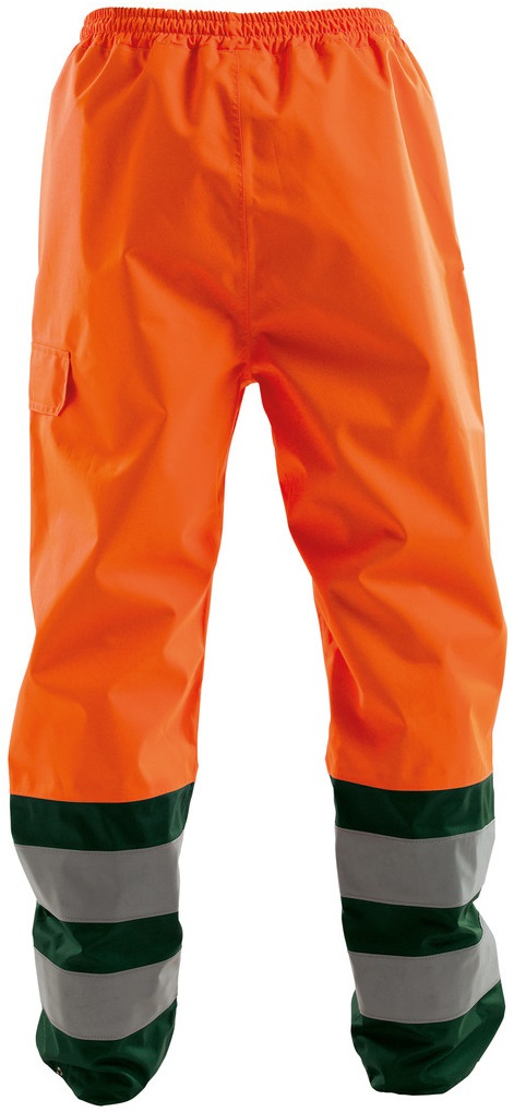 DASSY-Warnschutz, Regen-Bundhose "SOLA",   orange/grn