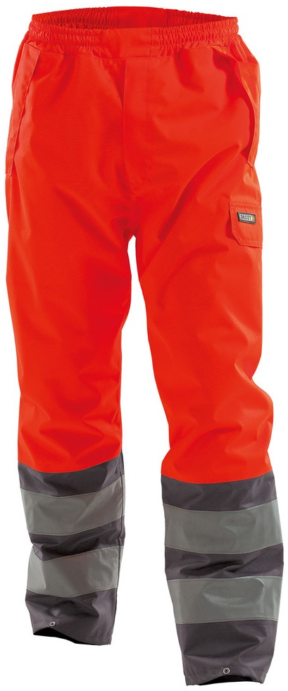 DASSY-Warnschutz, Regen-Bundhose SOLA, rot/grau