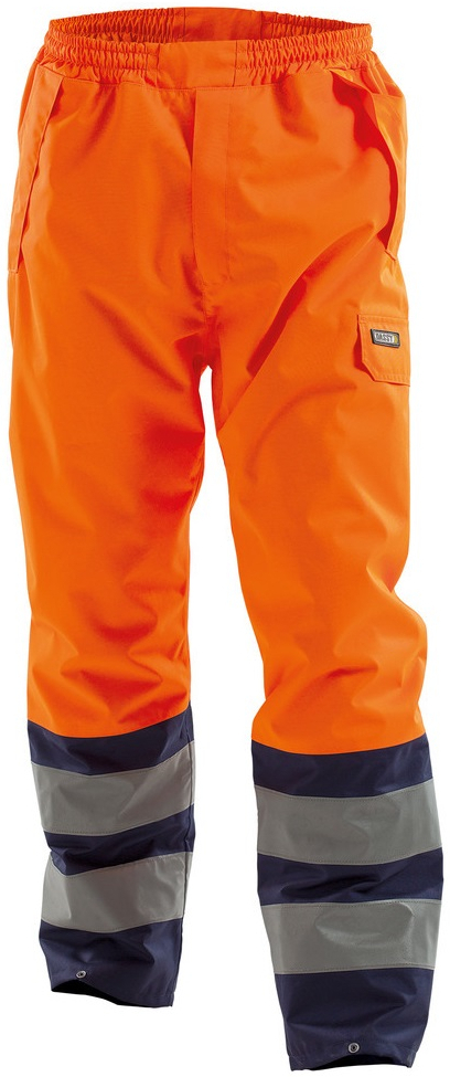 DASSY-Warnschutz, Regen-Bundhose "SOLA",   orange/dunkelblau