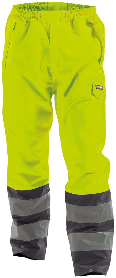 DASSY-Warnschutz, Regen-Bundhose SOLA, gelb/grau