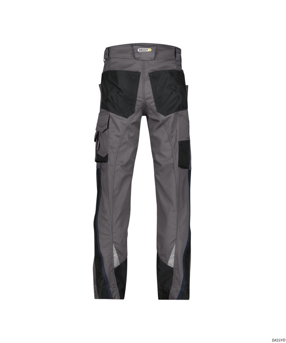 DASSY-Workwear, Bundhose SPECTRUM, grau/schwarz