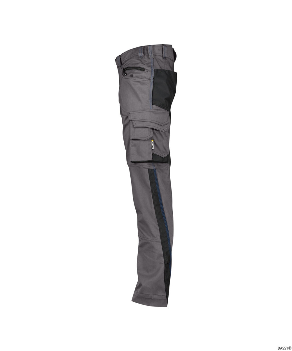 DASSY-Workwear, Bundhose SPECTRUM, grau/schwarz