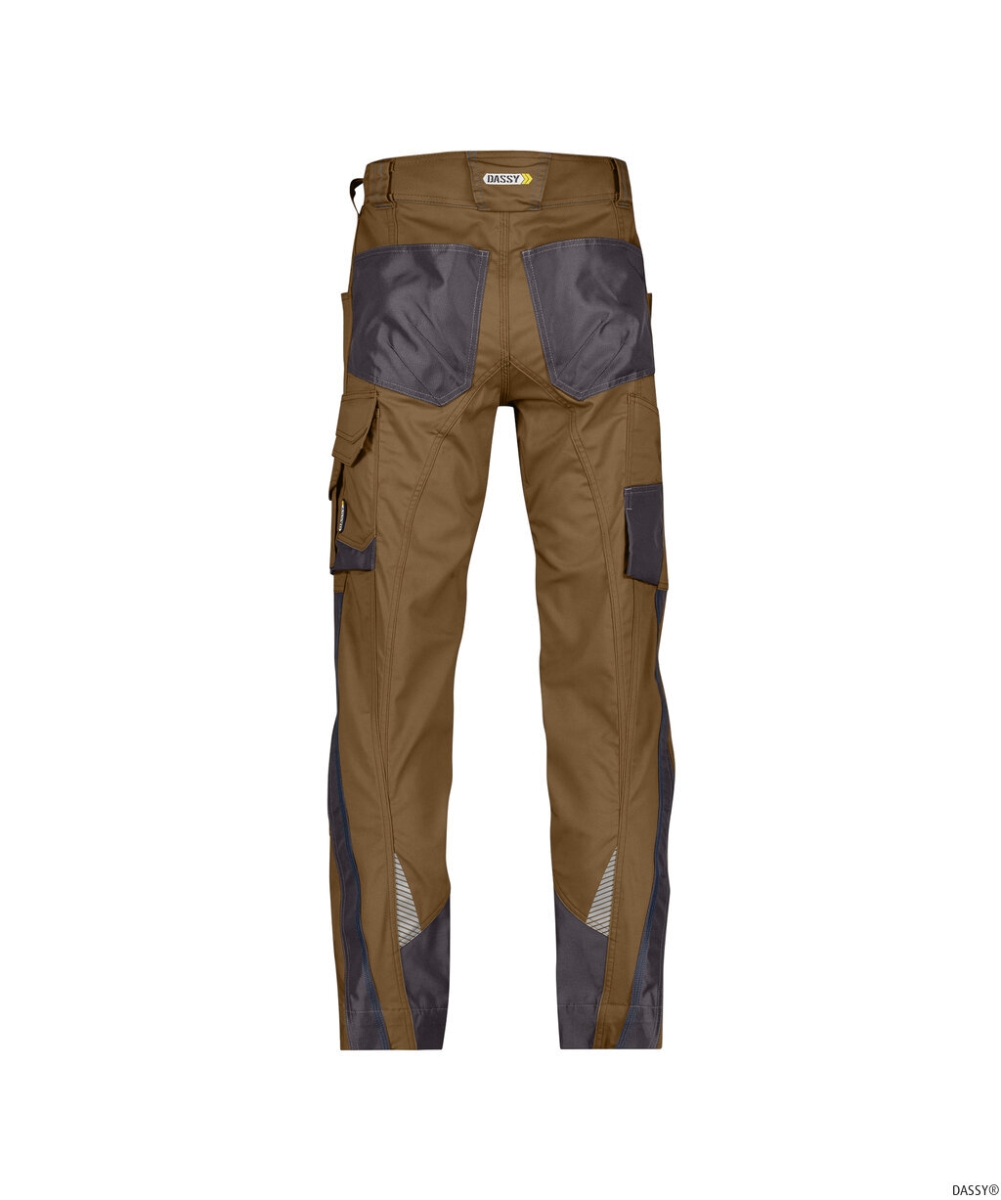 DASSY-Workwear, Bundhose SPECTRUM, braun/grau