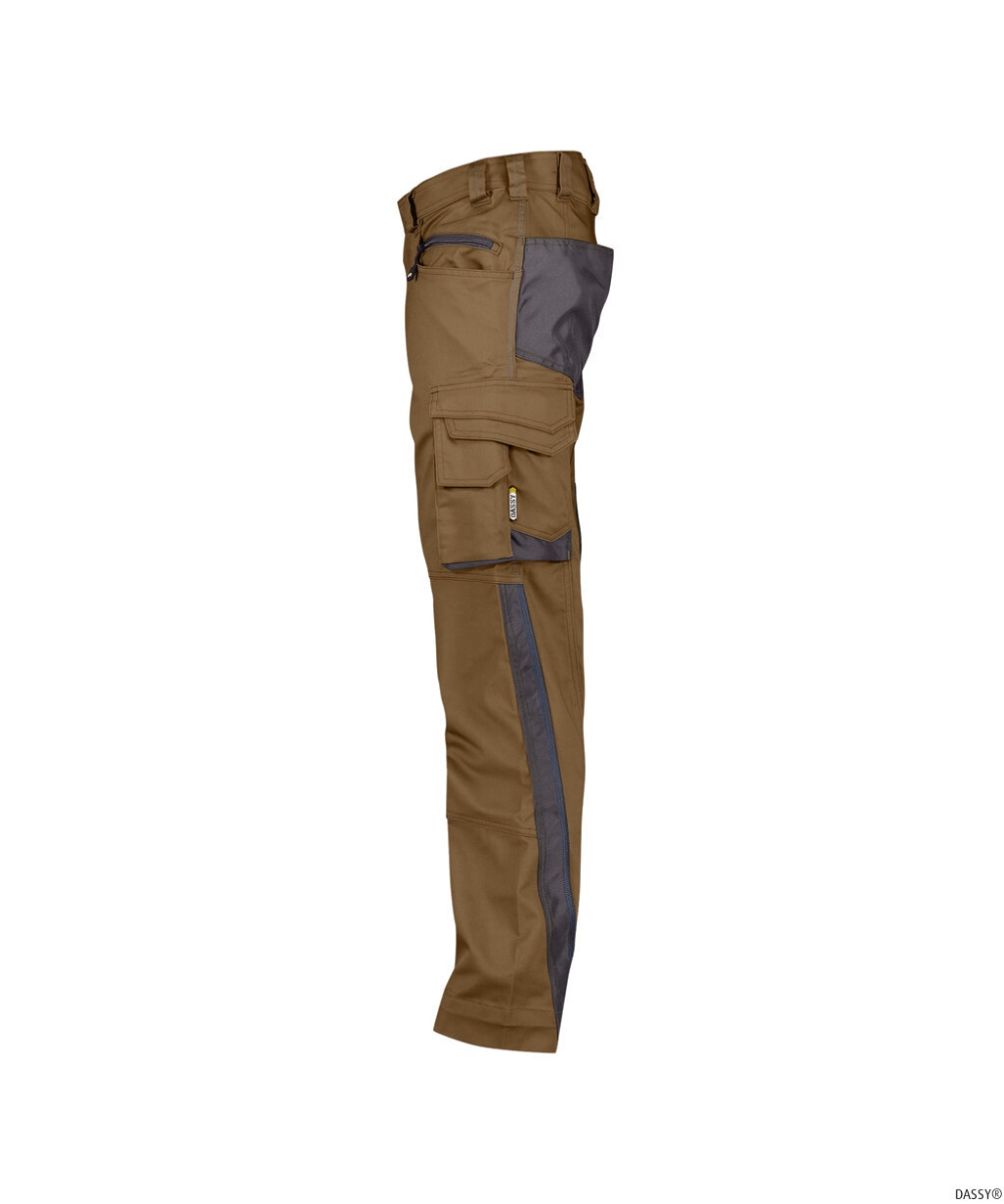 DASSY-Workwear, Bundhose SPECTRUM, braun/grau