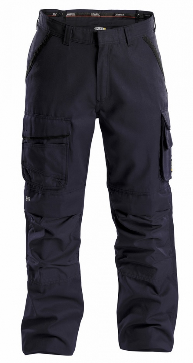 DASSY-Workwear, Bundhose "CONNOR",  dunkelblau/schwarz