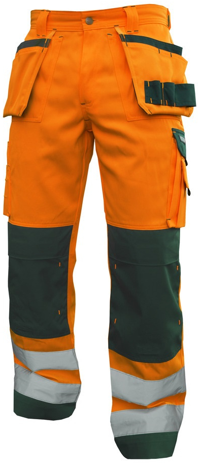 DASSY-Warnschutz, Bundhose, "GLASGOW",  orange/grn