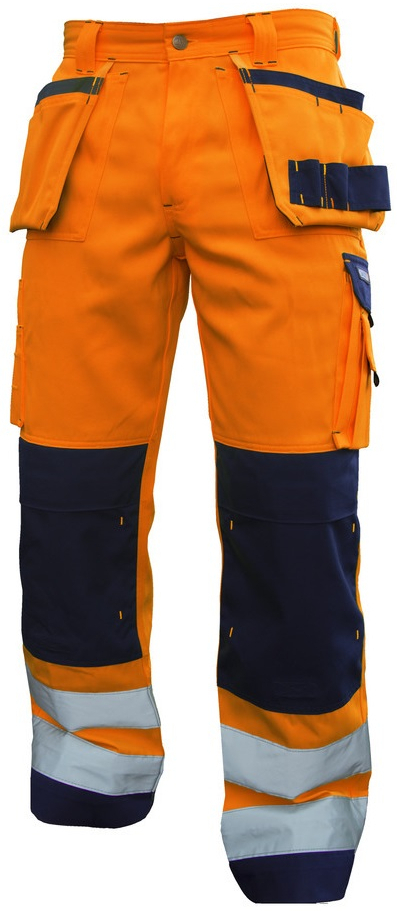 DASSY-Warnschutz, Bundhose, GLASGOW, orange/dunkelblau