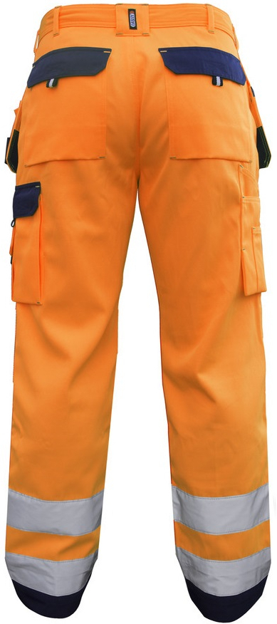 DASSY-Warnschutz, Bundhose, GLASGOW, orange/dunkelblau
