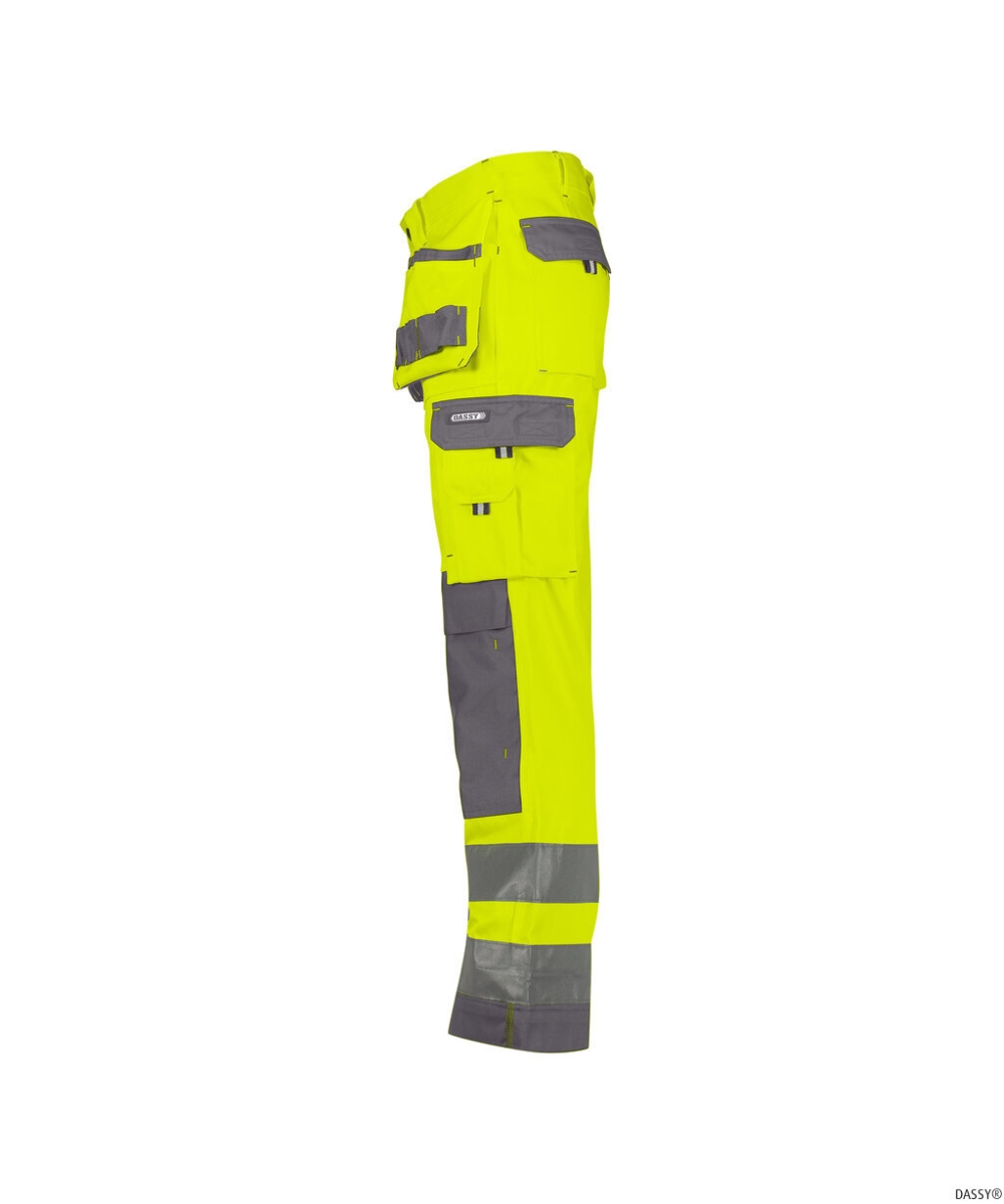 DASSY-Warnschutz, Bundhose, GLASGOW, gelb/grau