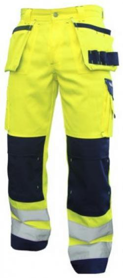 DASSY-Warnschutz, Bundhose, GLASGOW, gelb/dunkelblau