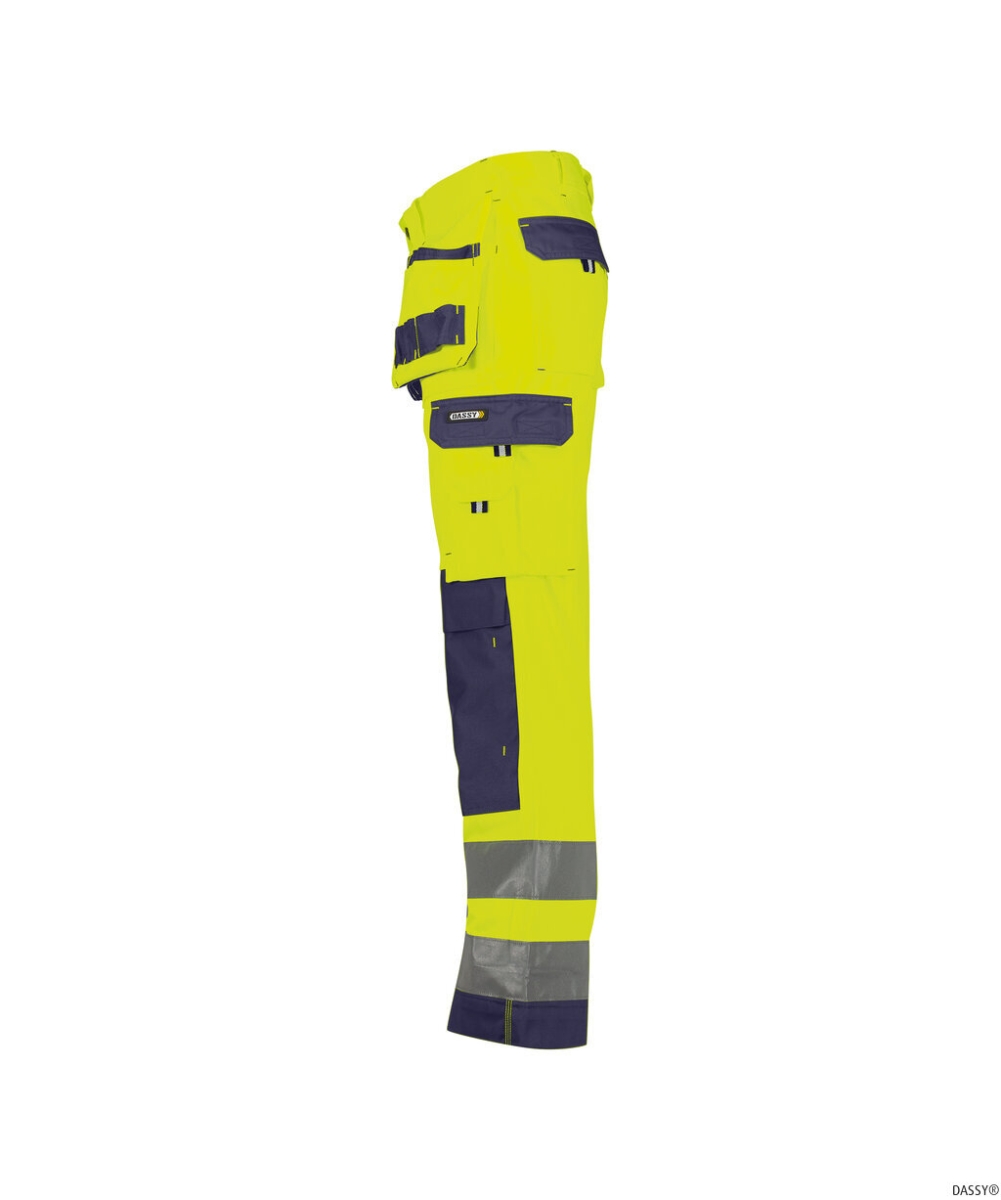 DASSY-Warnschutz, Bundhose, GLASGOW, gelb/dunkelblau