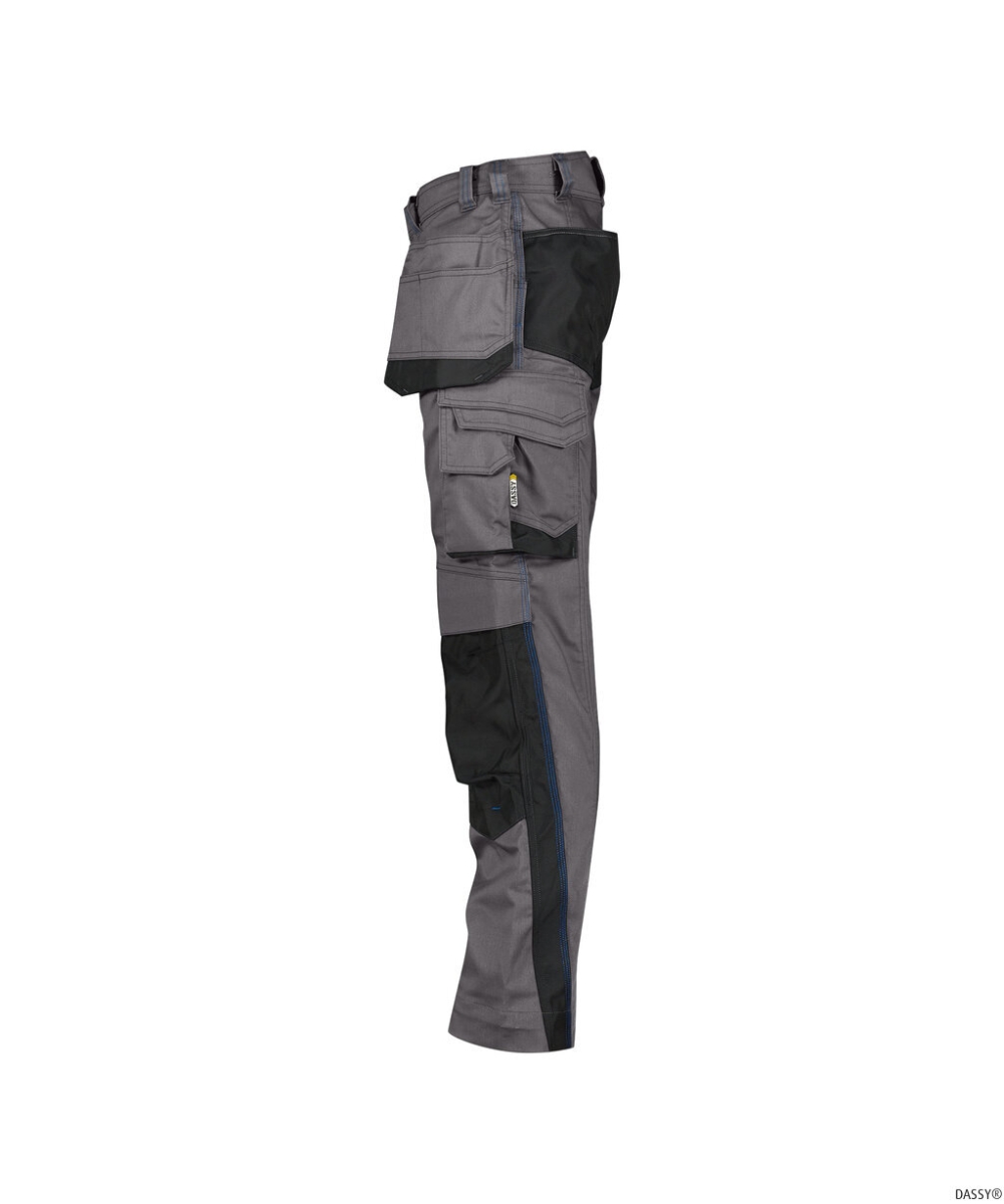 DASSY-Workwear, Bundhose MAGNETIC, grau/schwarz