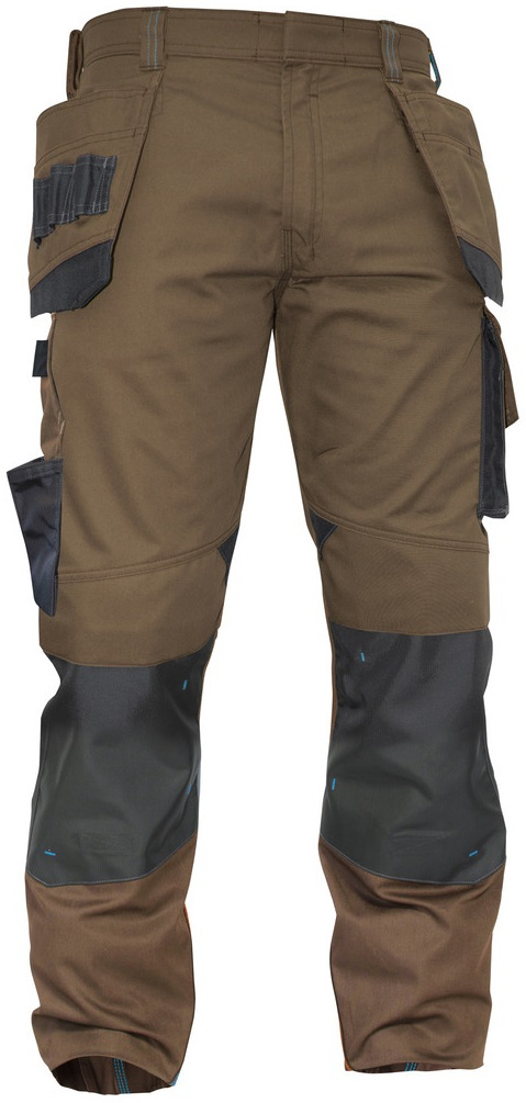 DASSY-Workwear, Bundhose "MAGNETIC",  braun/grau