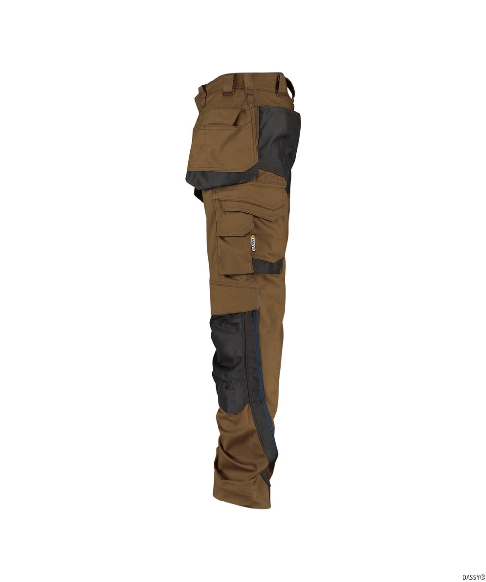 DASSY-Workwear, Bundhose MAGNETIC, braun/grau