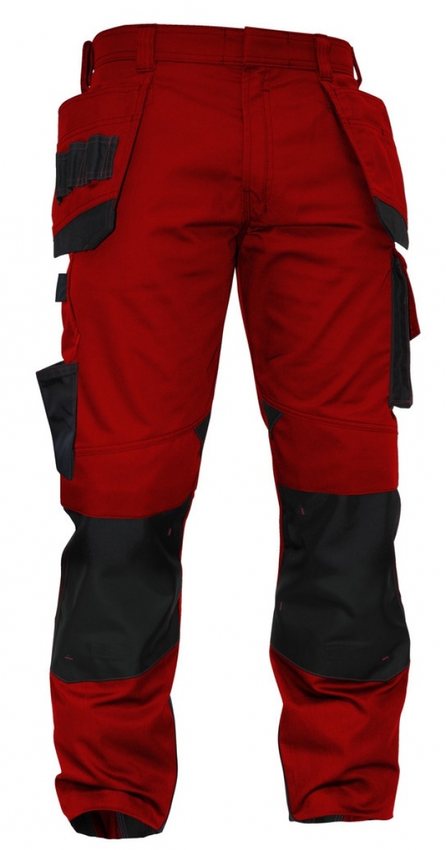 DASSY-Workwear, Bundhose "MAGNETIC",  rot/schwarz
