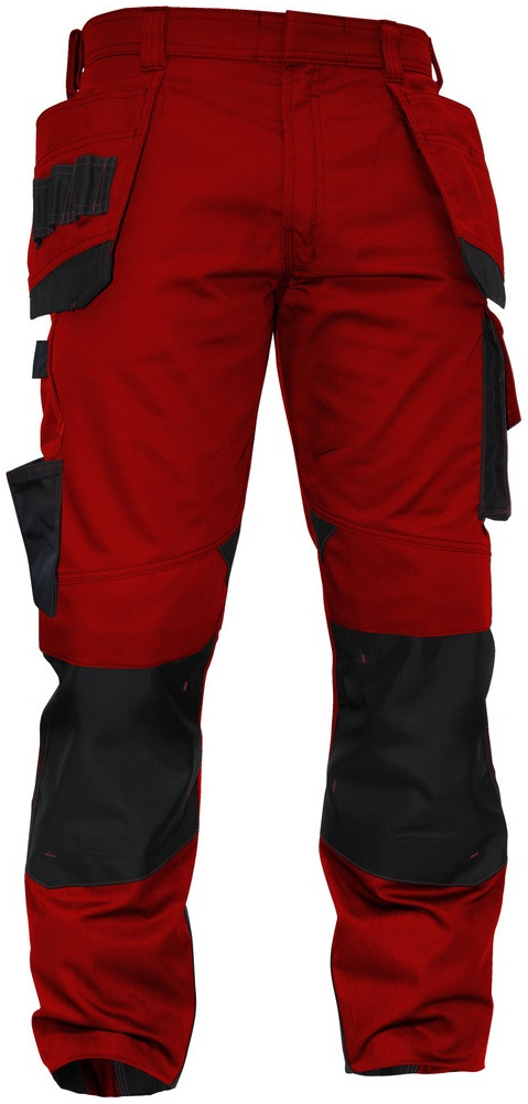 DASSY-Workwear, Bundhose "MAGNETIC",  rot/schwarz