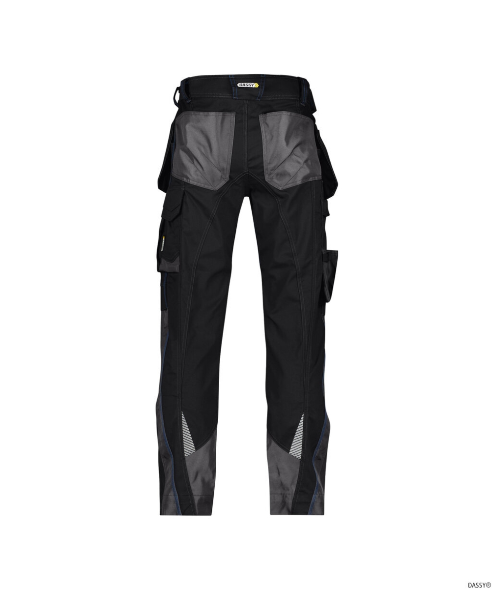 DASSY-Workwear, Bundhose MAGNETIC, schwarz/grau