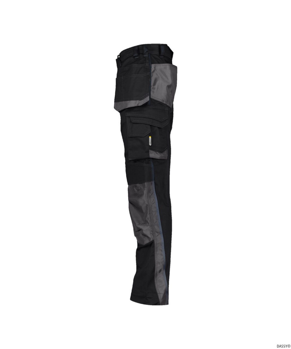 DASSY-Workwear, Bundhose MAGNETIC, schwarz/grau