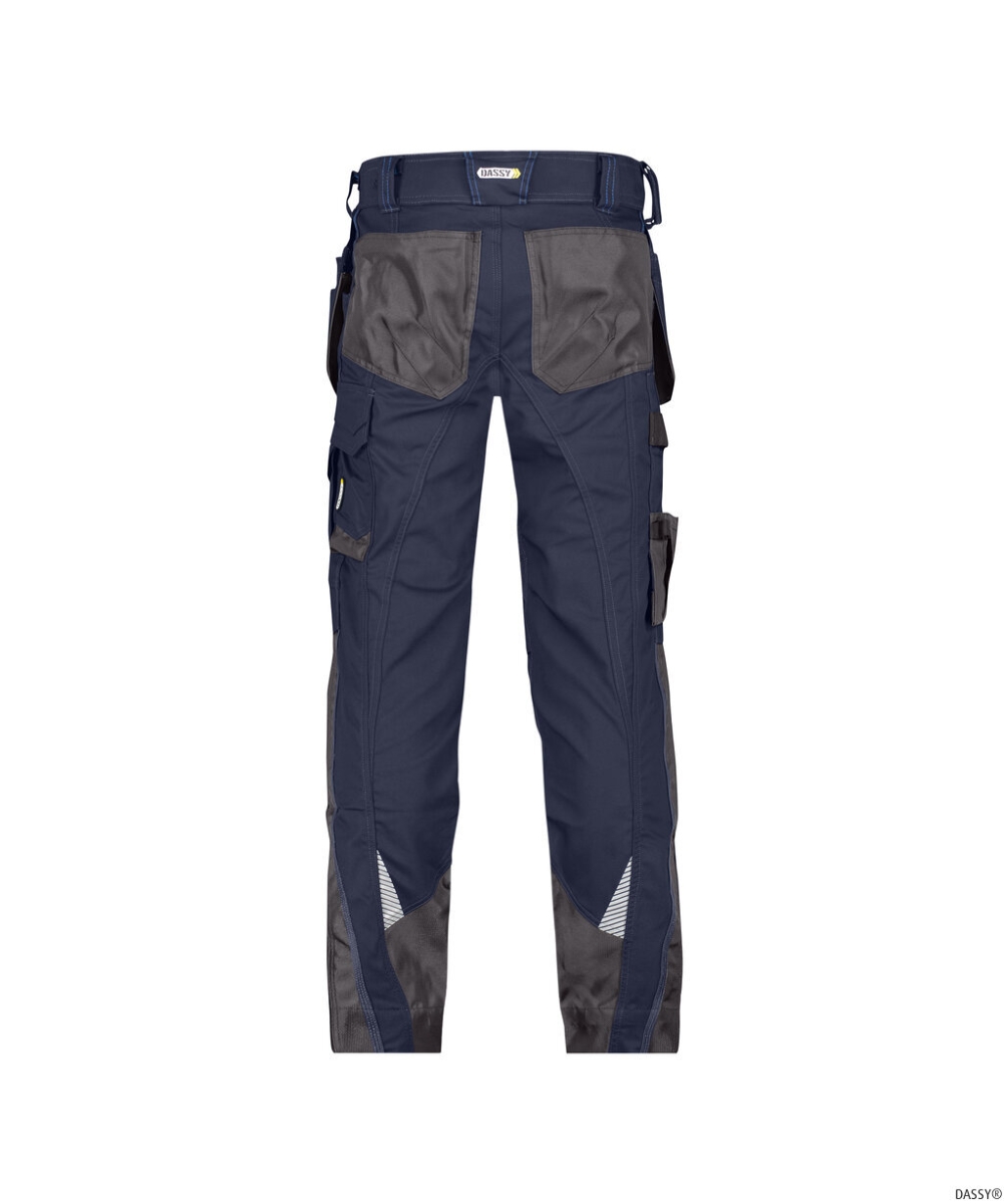 DASSY-Workwear, Bundhose MAGNETIC, nachtblau/grau