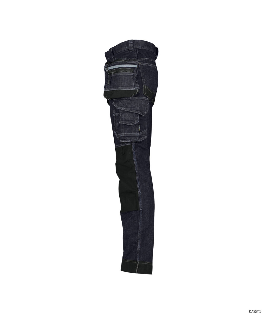 DASSY-Workwear, Multitaschen-Stretch-Jeans mit Kniepolstertaschen