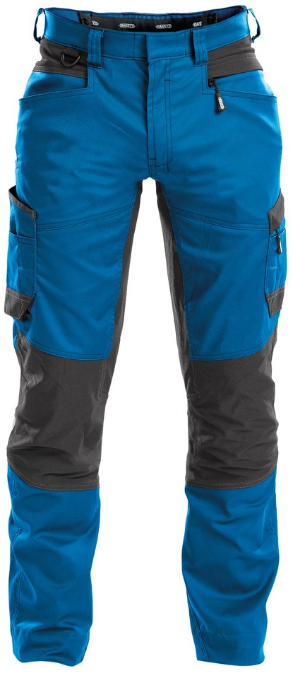 DASSY-Workwear, Bundhose "HELIX", kornblau/grau