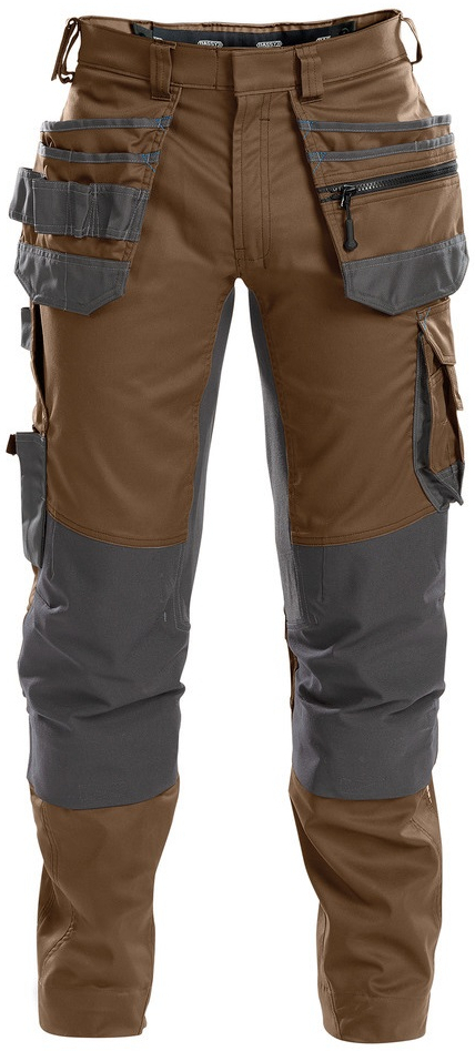 DASSY-Workwear, Bundhose FLUX, braun/grau