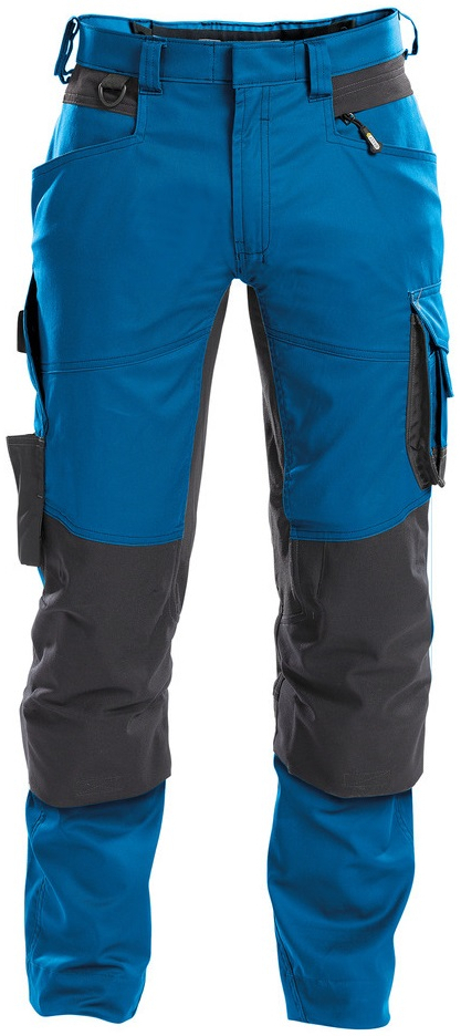 DASSY-Workwear, Bundhose "DYNAX", kornblau/grau