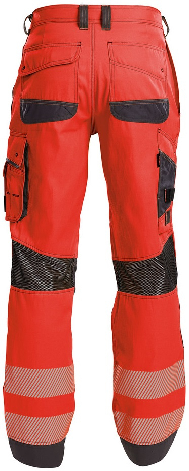 DASSY-Warnschutz, Bundhose "ODESSA" , rot/grau