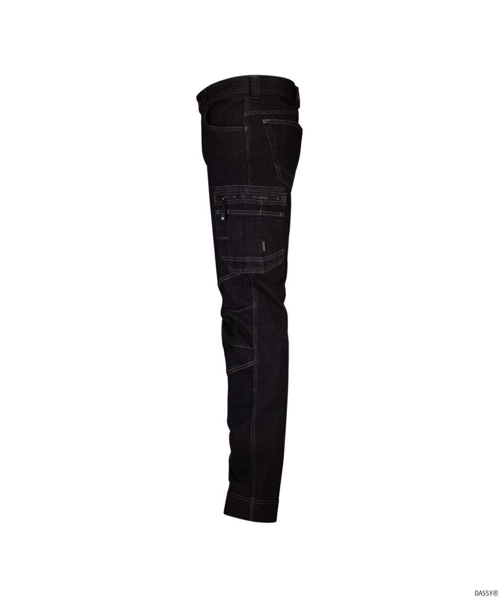 DASSY-Stretch-Arbeitsjeans OSAKA, schwarz