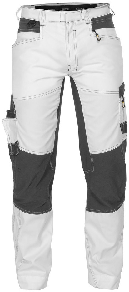 DASSY-Workwear, Malerhose mit Stretch "HELIX PAINTERS", wei/grau