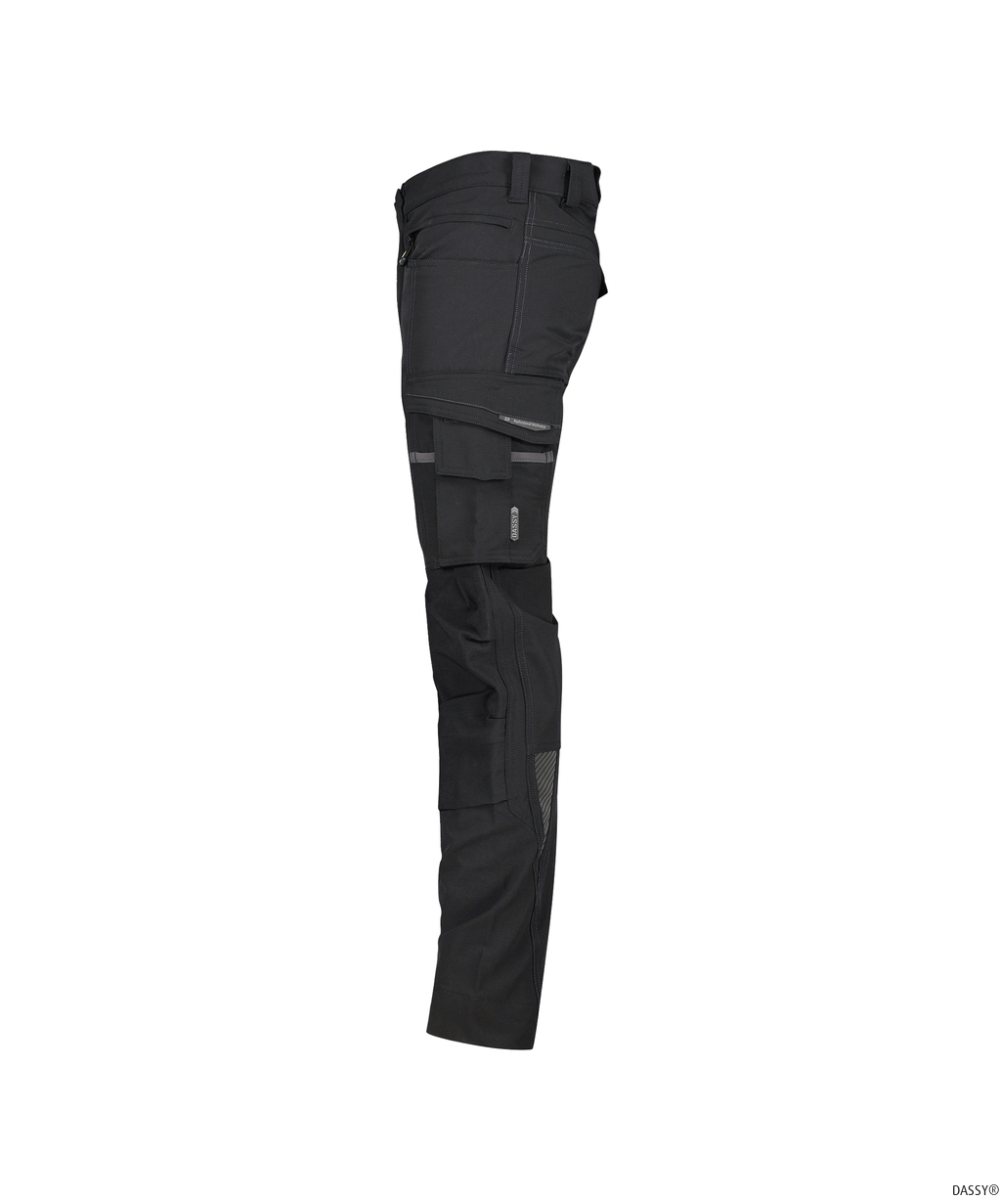 DASSY-Stretch-Arbeitshose, IMPAX, schwarz